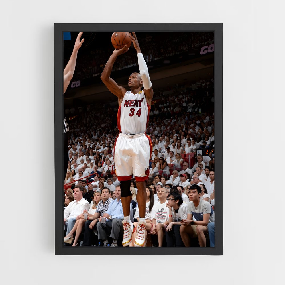Poster Duel à Miami – affiche Basketball (vue 2)